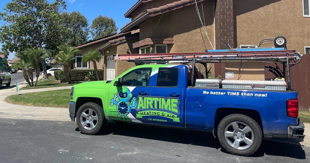 air time truck outside home